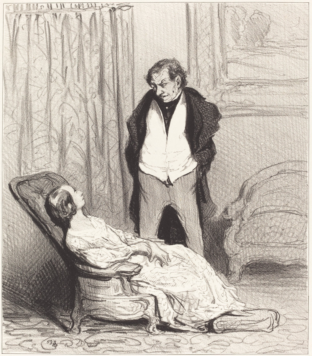 Carotte de l'écrin by Honoré Daumier (French, 1808 - 1879), 16X12"(A3)Poster Print
