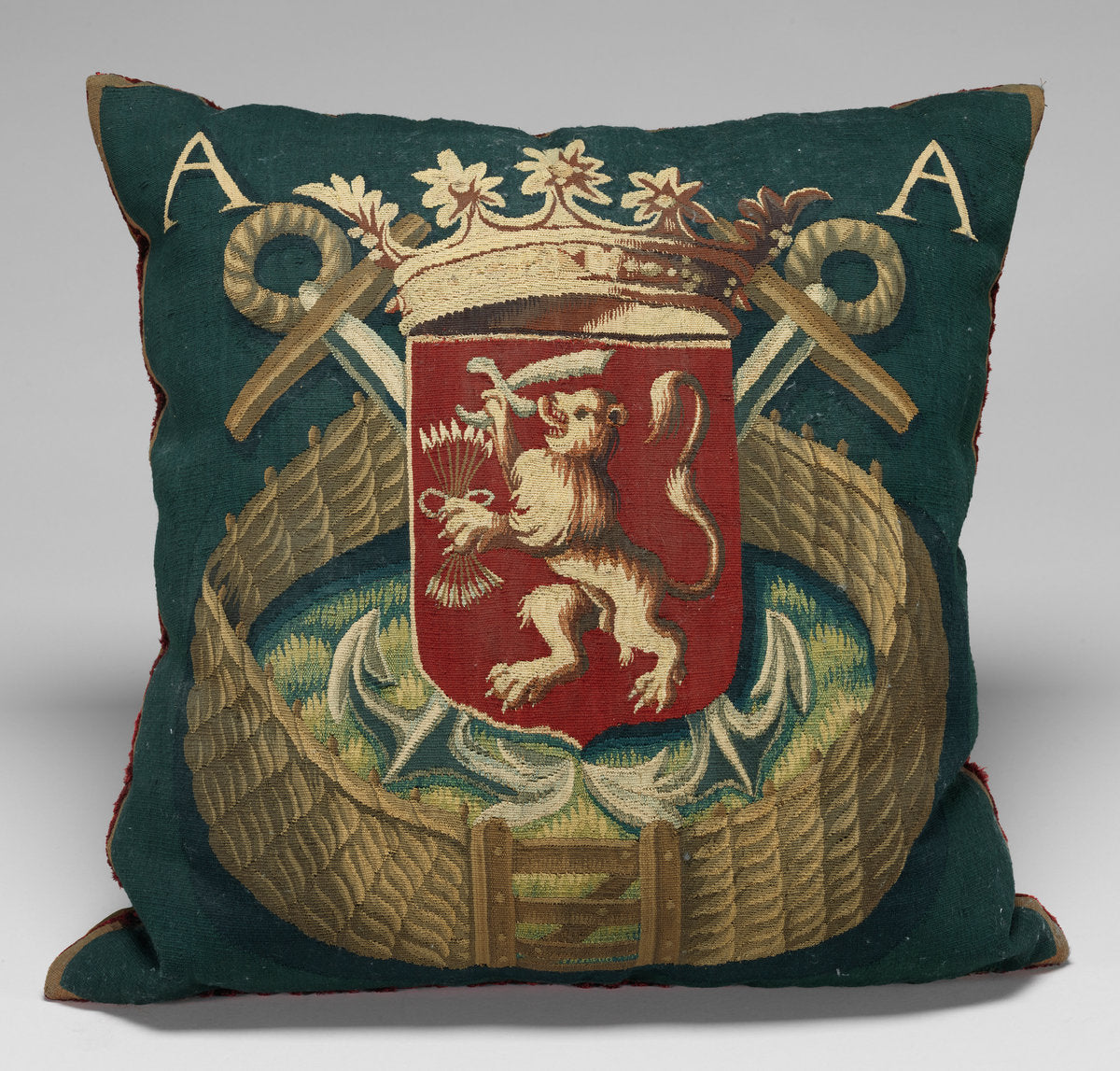 c. 1675/1725 by Netherlandish 17th or 18th Century (Tapestry-covered Cushion), 16X12"(A3)Poster Print
