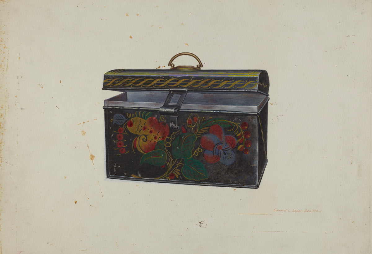 Lunch Box by Edward L. Loper (American, born 1916), 16X12"(A3)Poster Print