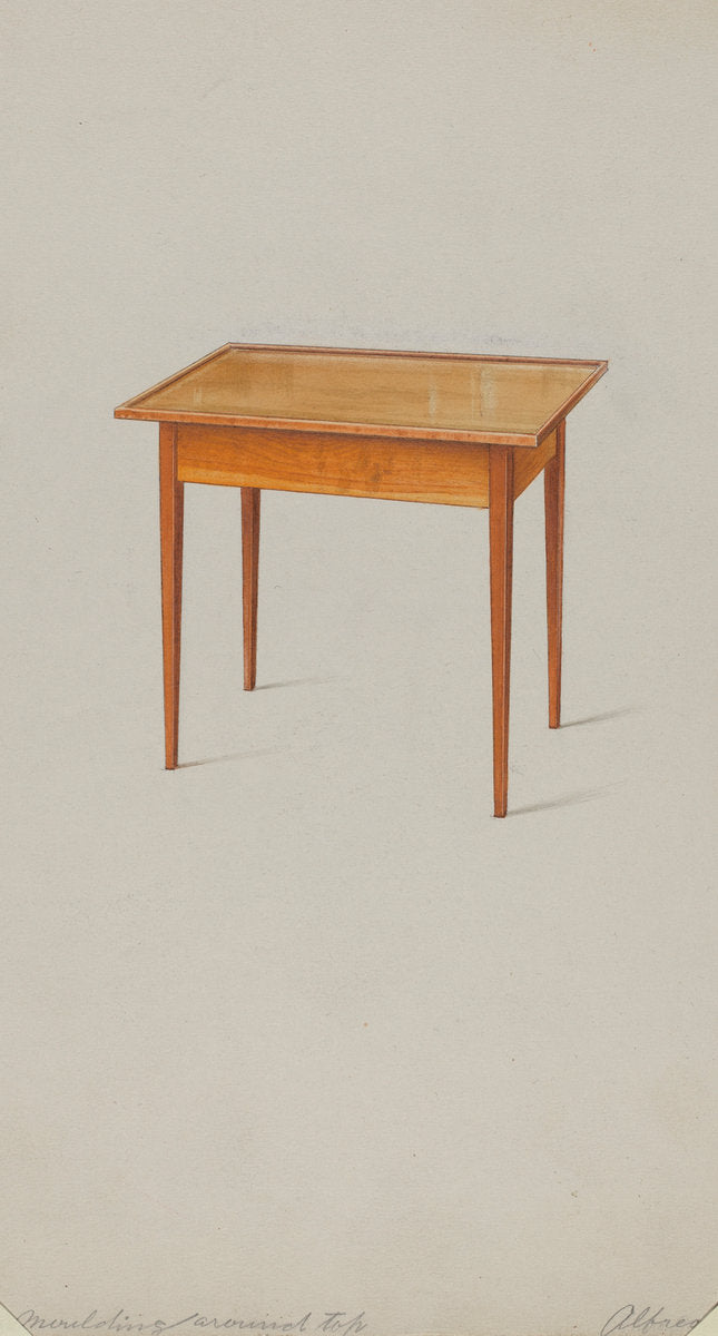 Shaker Small Table by Alfred H. Smith (American, active c. 1935), 16X12"(A3)Poster Print
