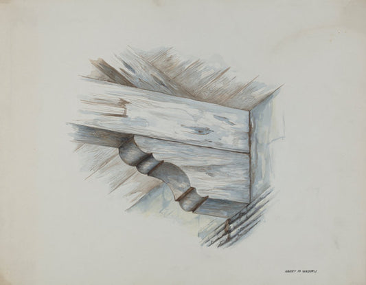 Corbel by Harry Mann Waddell (American, active c. 1935), 16X12"(A3)Poster Print
