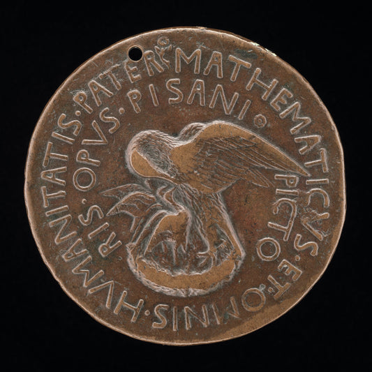 Pelican in Her Piety [reverse] by Pisanello (Italian, c. 1395 - 1455), 16X12"(A3)Poster Print