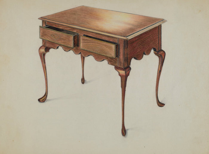 Rectangular Table by Ruth Bialostosky (American, active c. 1935), 16X12