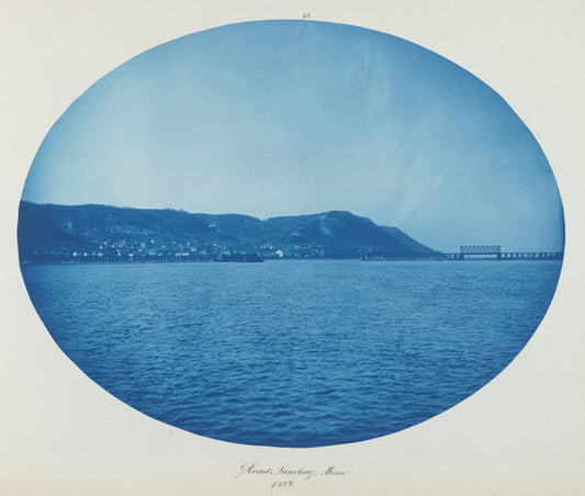 Read's Landing, Minn. by Henry Peter Bosse (American, 1844 - 1903), 16X12"(A3)Poster Print