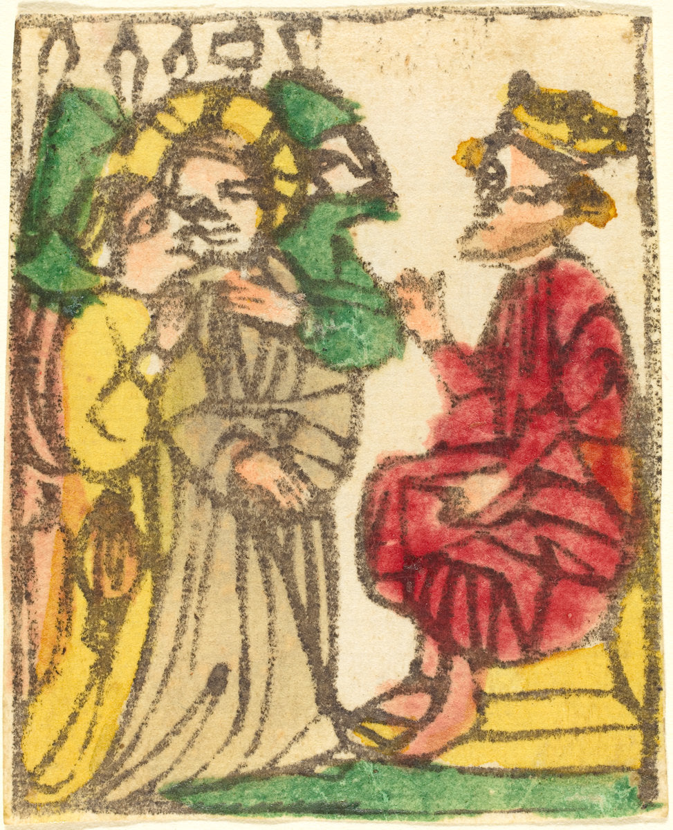 probably 1425/1450 by German 15th Century (Christ before Herod), 16X12"(A3)Poster Print