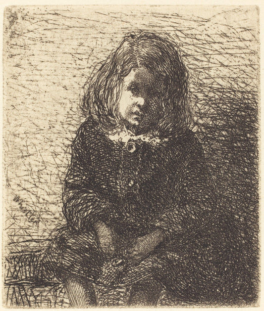 Little Arthur by James McNeill Whistler (American, 1834 - 1903), 16X12"(A3)Poster Print