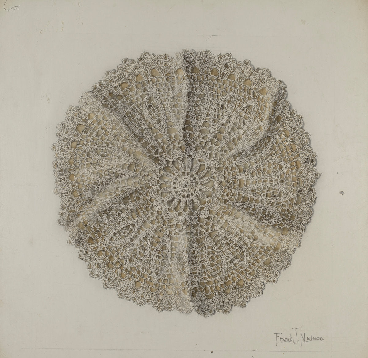 Doily by Frank Nelson (American, active c. 1935), 16X12"(A3)Poster Print