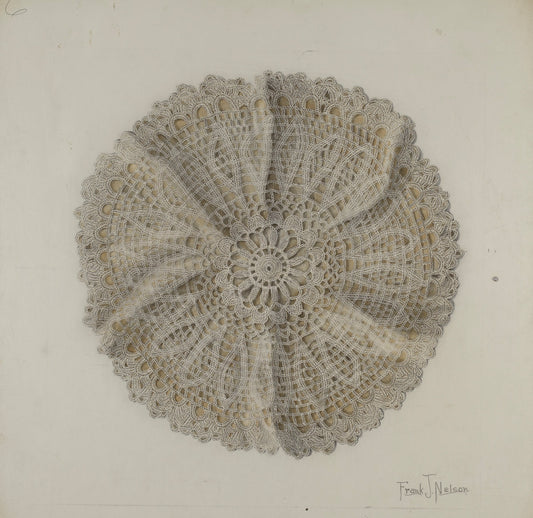 Doily by Frank Nelson (American, active c. 1935), 16X12"(A3)Poster Print