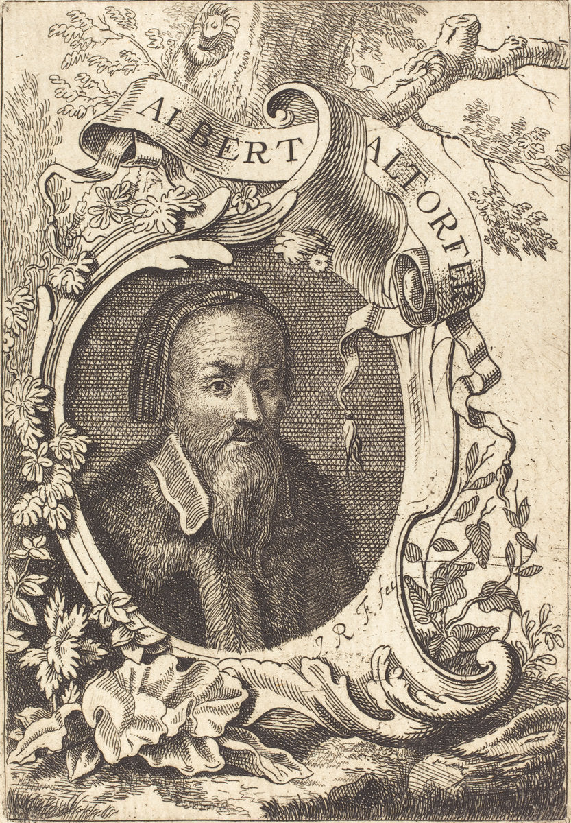 Albrecht Altdorfer by Jeremias Falck (German, c. 1619 - 1677), 16X12"(A3)Poster Print