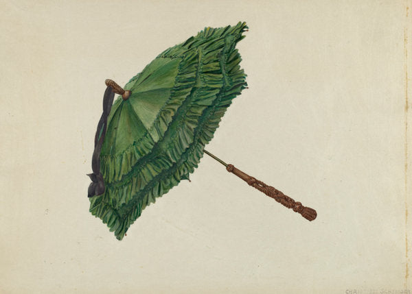 Sunshade by Christabel Scrymser (American, active c. 1935), 16X12"(A3)Poster Print
