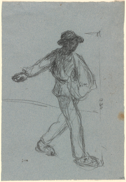 The Sower by Jean-François Millet (French, 1814 - 1875), 16X12"(A3)Poster Print