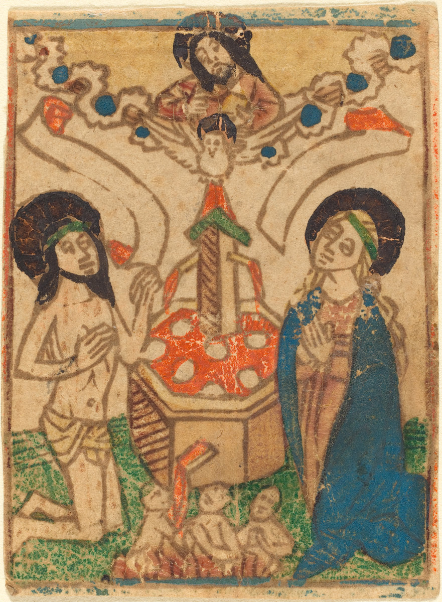 c. 1470/1490 by German 15th Century (Allegory of the Eucharist), 16X12"(A3)Poster Print