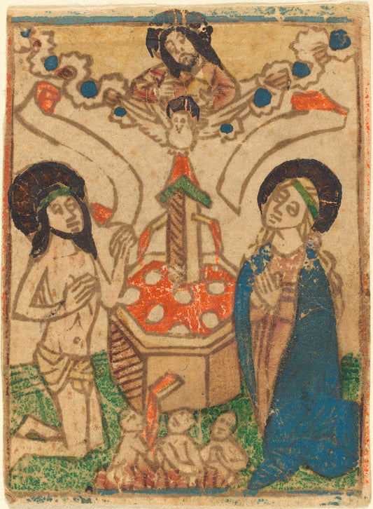 c. 1470/1490 by German 15th Century (Allegory of the Eucharist), 16X12"(A3)Poster Print