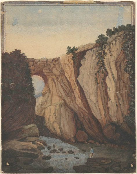 19th century by Unknown (Natural Bridge, Virginia), 16X12"(A3)Poster Print