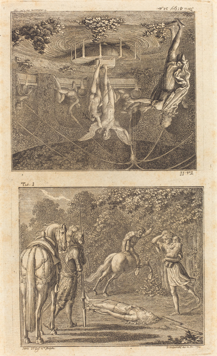 Idris by Daniel Nikolaus Chodowiecki (German, 1726 - 1801), 16X12"(A3)Poster Print