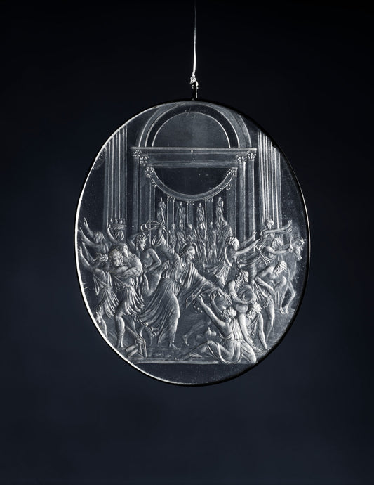 Christ Expelling the Moneychangers from the Temple by Giovanni Bernardi (Italian, 1494 - 1553), 16X12"(A3)Poster Print