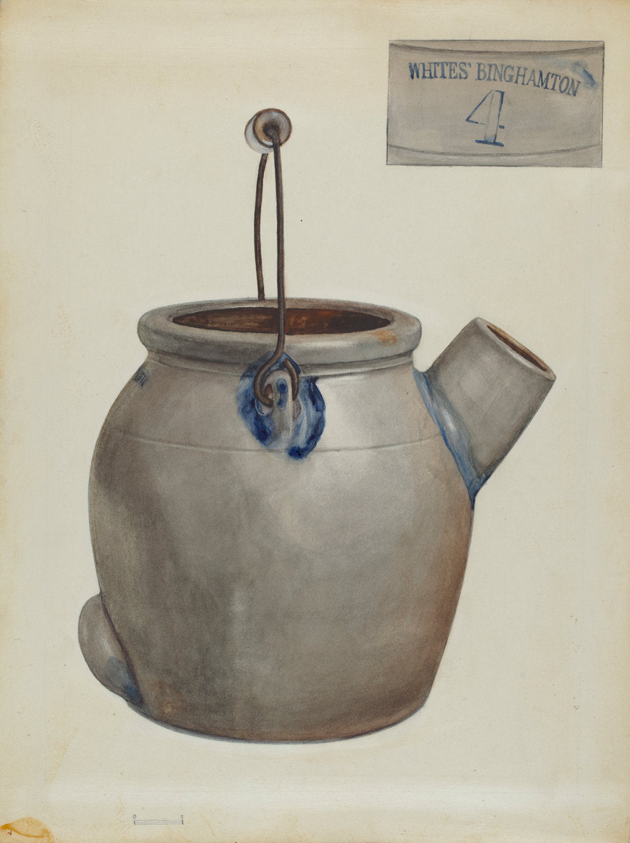 Jug for Pancake Batter by Jessica Price (American, active c. 1935), 16X12"(A3)Poster Print