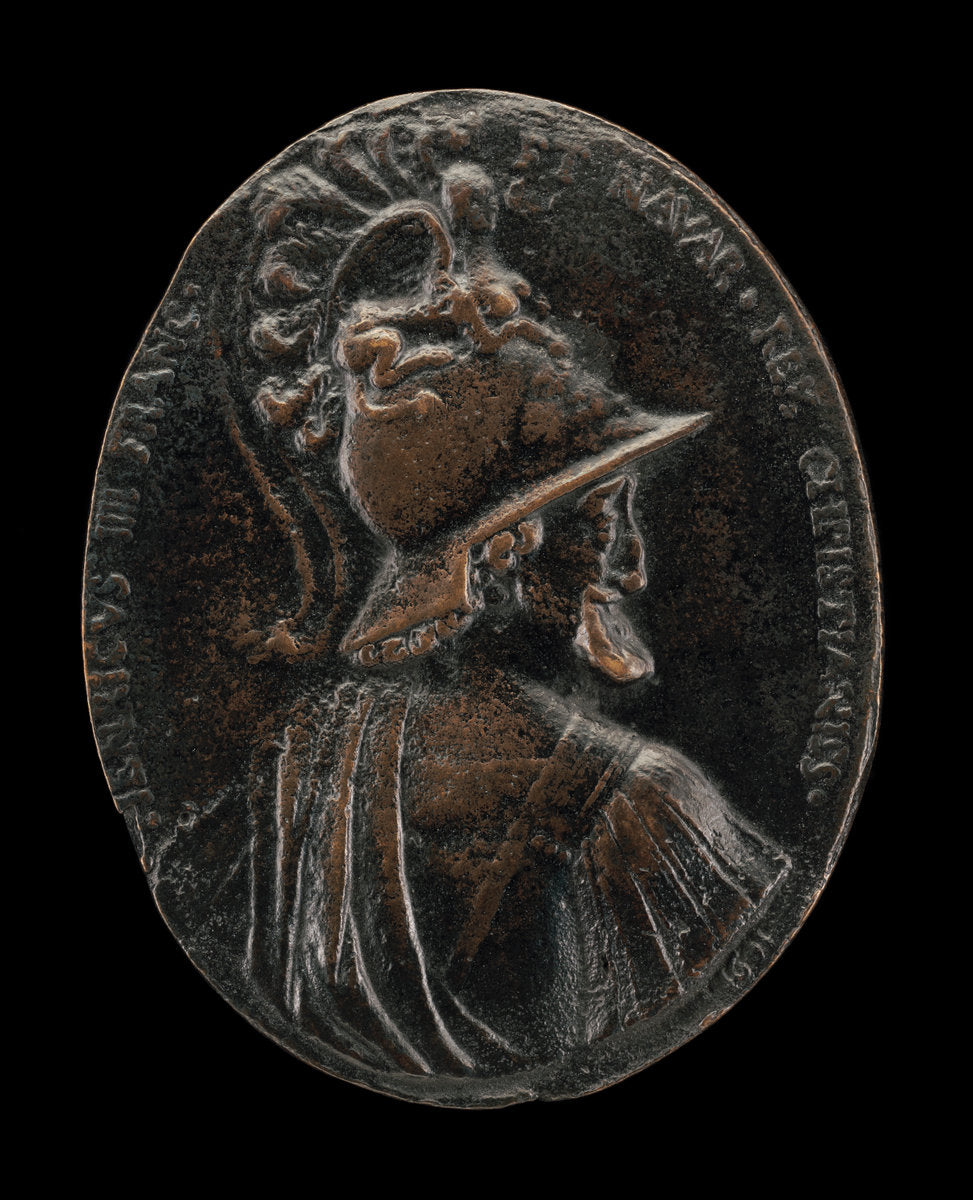 Henri IV, 1553-1610, King of France 1589, as Mars [obverse] by Nicolas Guinier (French, active 1601 - 1614), 16X12"(A3)Poster Print
