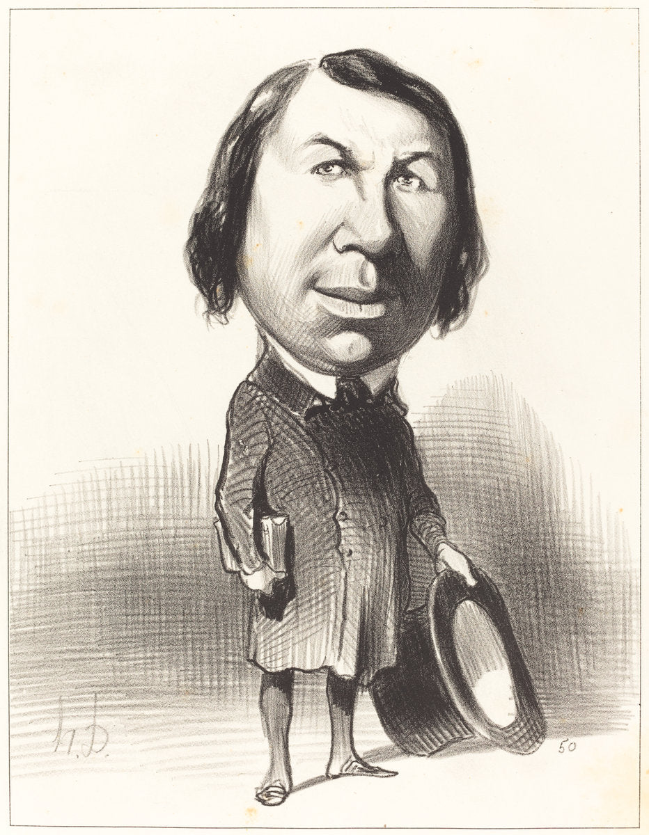 Comte de Montalembert by Honoré Daumier (French, 1808 - 1879), 16X12"(A3)Poster Print