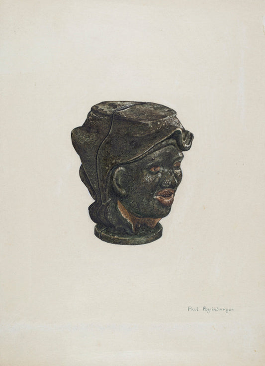 Iron Negro Bank by Paul Poffinbarger (American, active c. 1935), 16X12"(A3)Poster Print