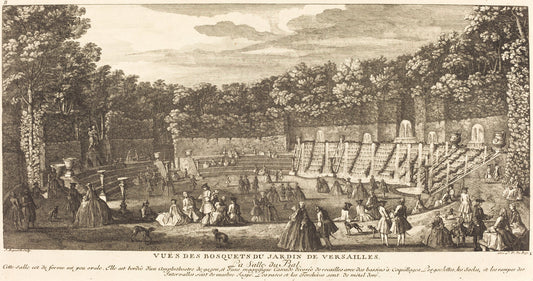La Salle du Bal by Jean-Baptiste Rigaud (French, active 1752/1761), 16X12"(A3)Poster Print