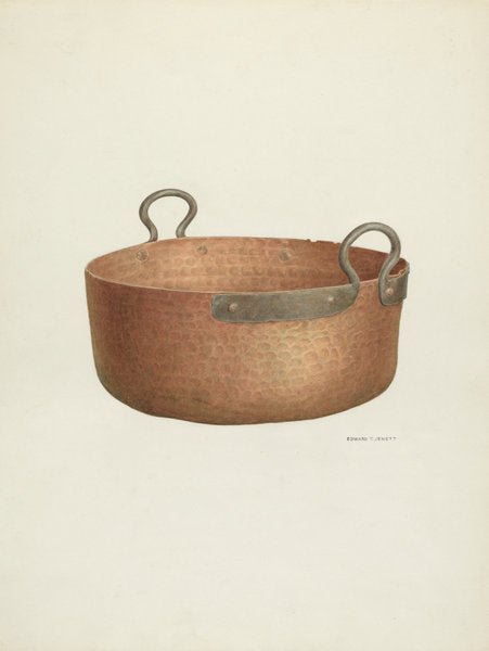 Copper Vat by Edward Jewett (American, active c. 1935), 16X12"(A3)Poster Print