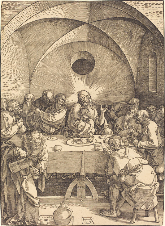 The Last Supper by Albrecht Dürer (German, 1471 - 1528), 16X12"(A3)Poster Print