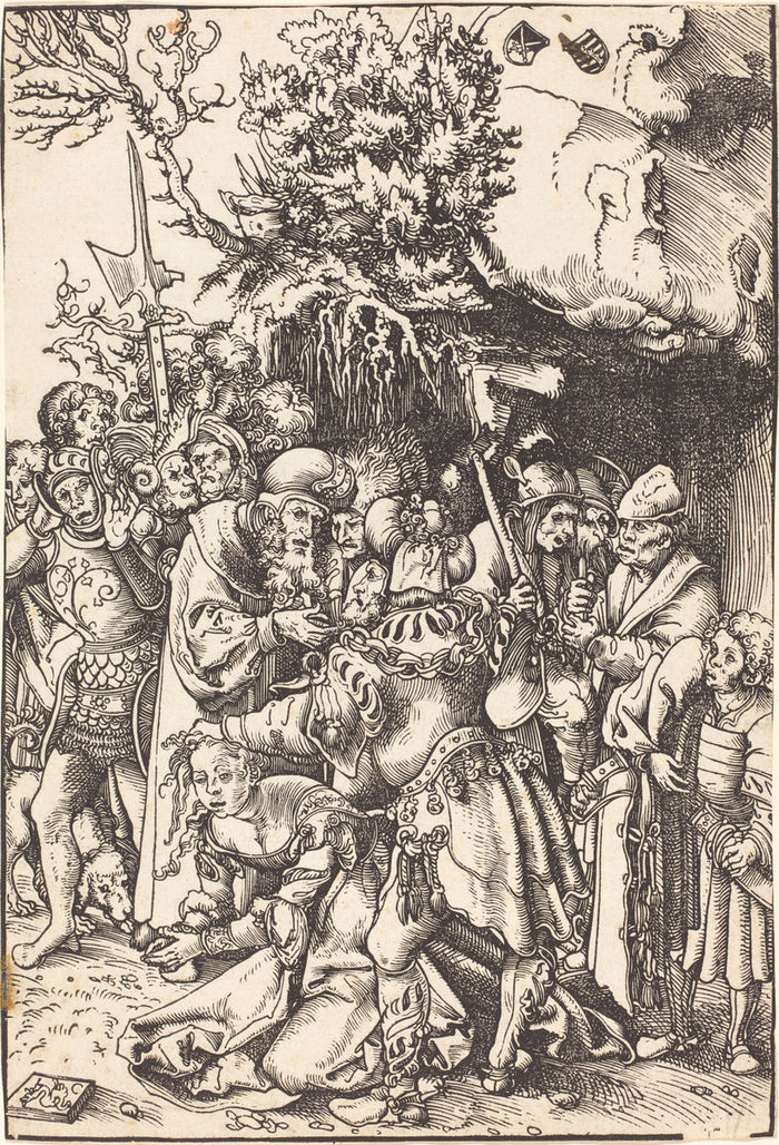 The Martyrdom of Saint Barbara by Lucas Cranach the Elder (German, 1472 - 1553), 16X12