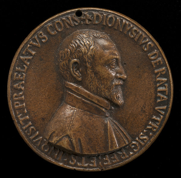 Dionisio Ratta of Bologna, died 1597 [obverse] by Felice Antonio Casone (Bolognese, 1559 - 1634), 16X12"(A3)Poster Print