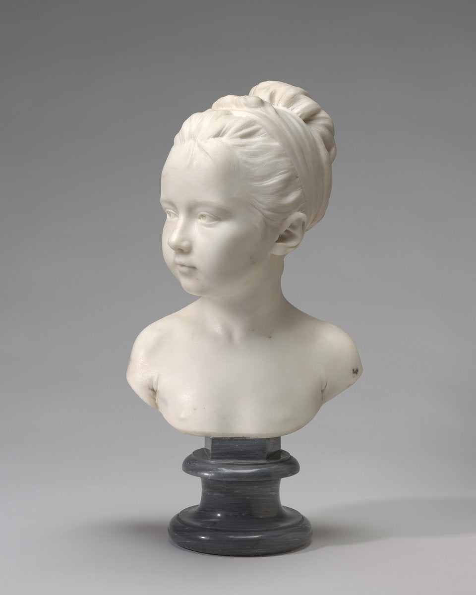 Louise Brongniart by Jean-Antoine Houdon (French, 1741 - 1828), 16X12"(A3)Poster Print