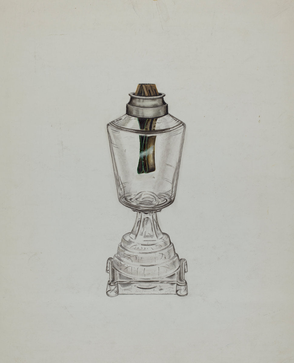 Lamp by Richard Taylor (American, active c. 1935), 16X12"(A3)Poster Print