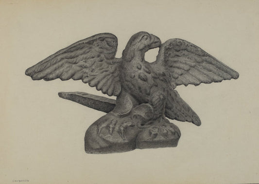 Wall Anchor by Milton Grubstein (American, active c. 1935), 16X12"(A3)Poster Print