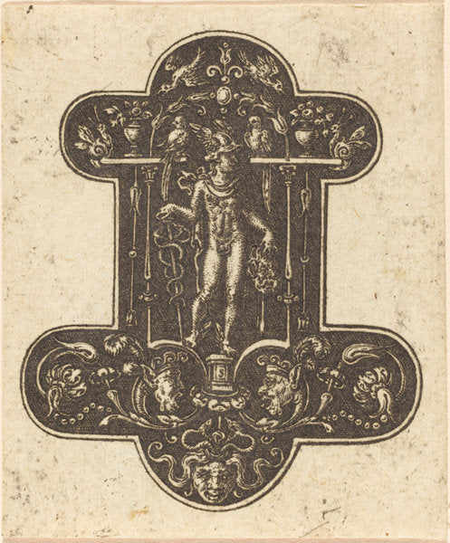 Mercury with the Head of Argus by Etienne Delaune (French, 1518/1519 - 1583), 16X12"(A3)Poster Print