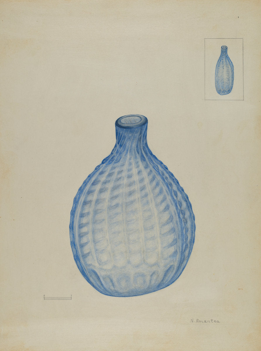 Flask by Nicholas Amantea (American, 1900 - 1978), 16X12"(A3)Poster Print