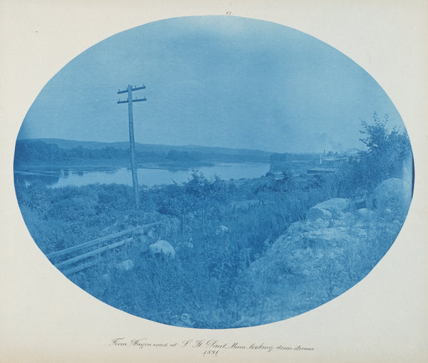 From Wagon Road at S. St. Paul, Minn. Looking Downstream by Henry Peter Bosse (American, 1844 - 1903), 16X12"(A3)Poster Print