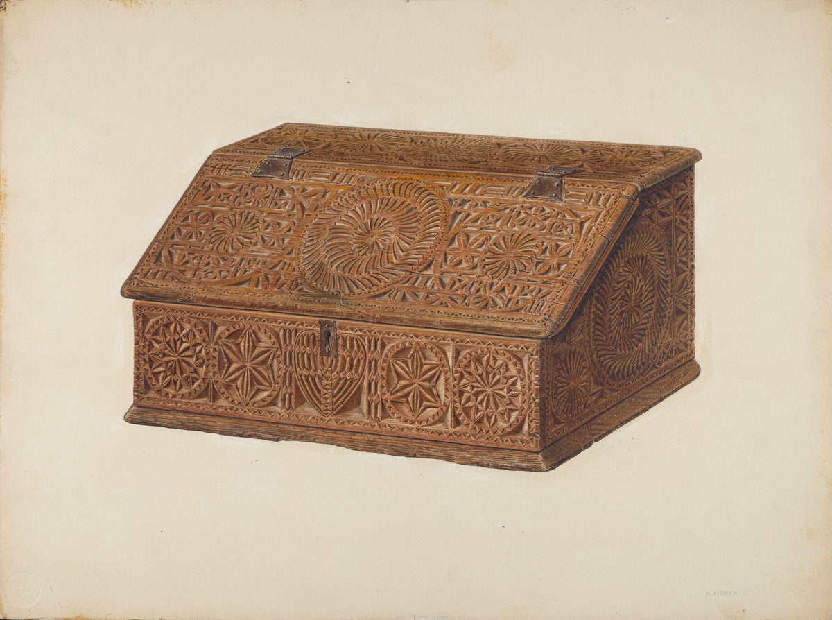 Desk Box by Harry Eisman (American, active c. 1935), 16X12"(A3)Poster Print