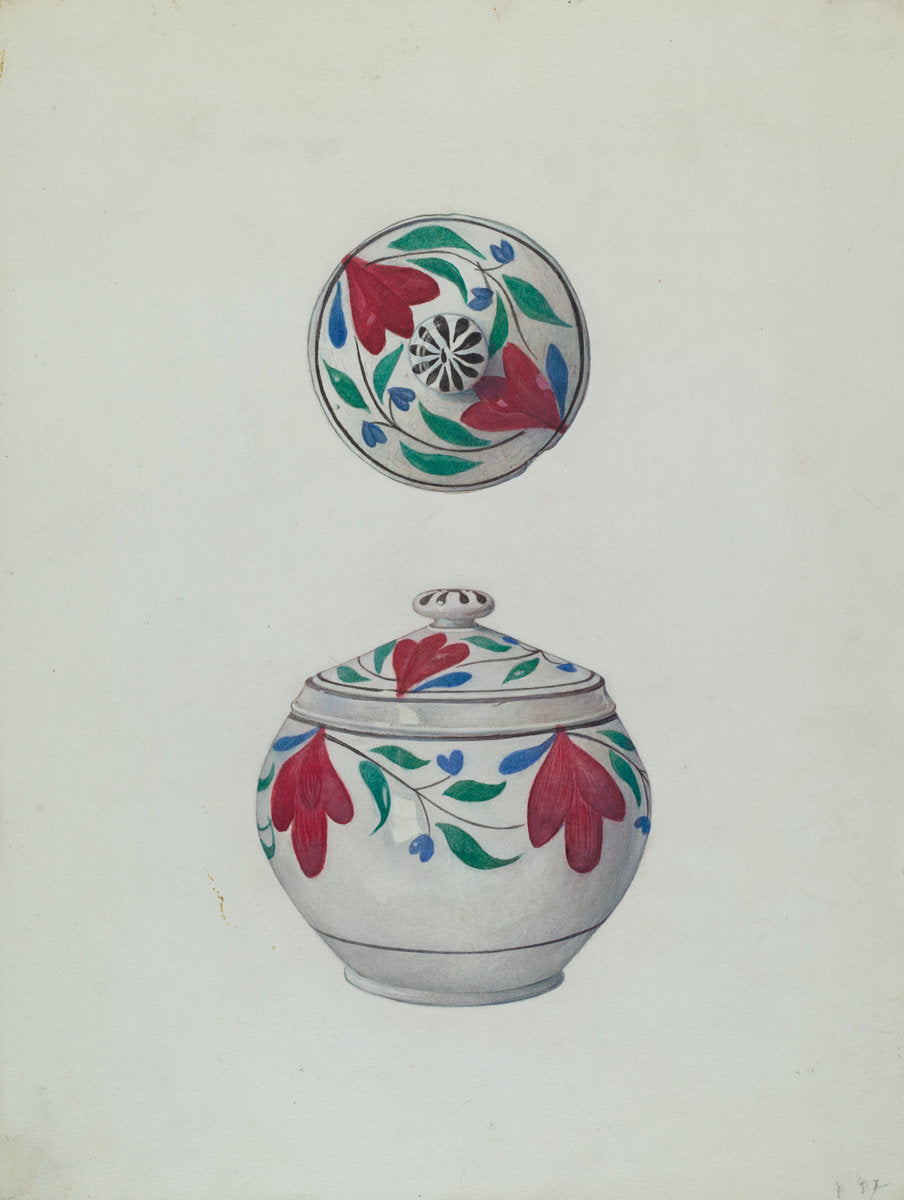 Sugar Bowl by Elmer R. Kottcamp (American, active c. 1935), 16X12"(A3)Poster Print