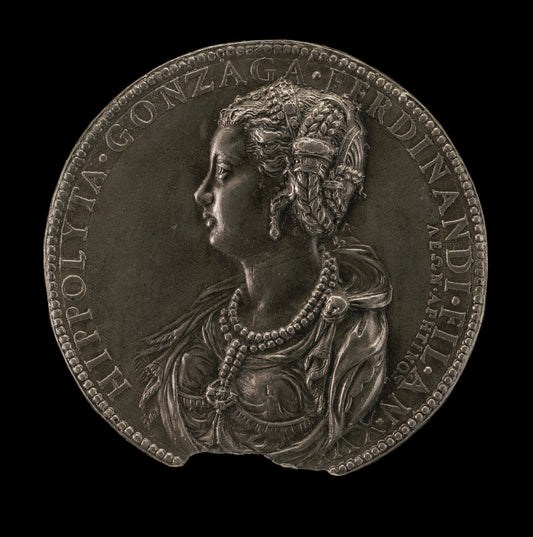 Ippolita de Ferdinando Gonzaga, 1535-1563 by Leone Leoni (Milanese, c. 1509 - 1590), 16X12"(A3)Poster Print