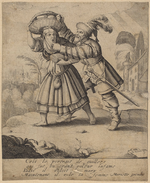 C'est le portrait de Guillery... by Abraham Bosse (French, 1602 - 1676), 16X12"(A3)Poster Print
