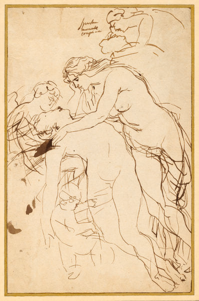 Venus Lamenting Adonis by Sir Peter Paul Rubens (Flemish, 1577 - 1640), 16X12"(A3)Poster Print