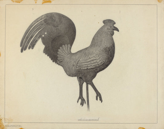 Weather Vane by Helen Blumenstiel (American, active c. 1935), 16X12"(A3)Poster Print