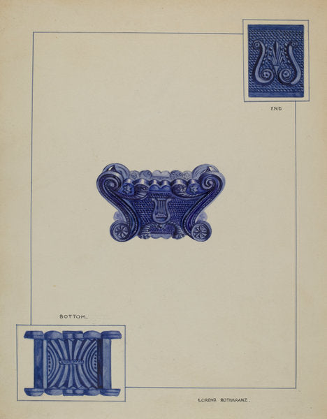 Salt Cellar by Lorenz Rothkranz (American, active c. 1935), 16X12"(A3)Poster Print