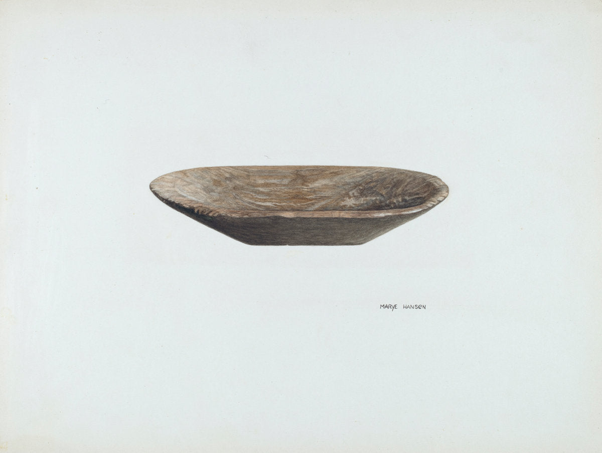 Bread Dough Bowl by Mary Hansen (American, active c. 1935), 16X12"(A3)Poster Print