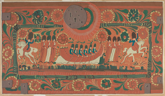 1935/1942 by American 20th Century (Painted Chest), 16X12"(A3)Poster Print