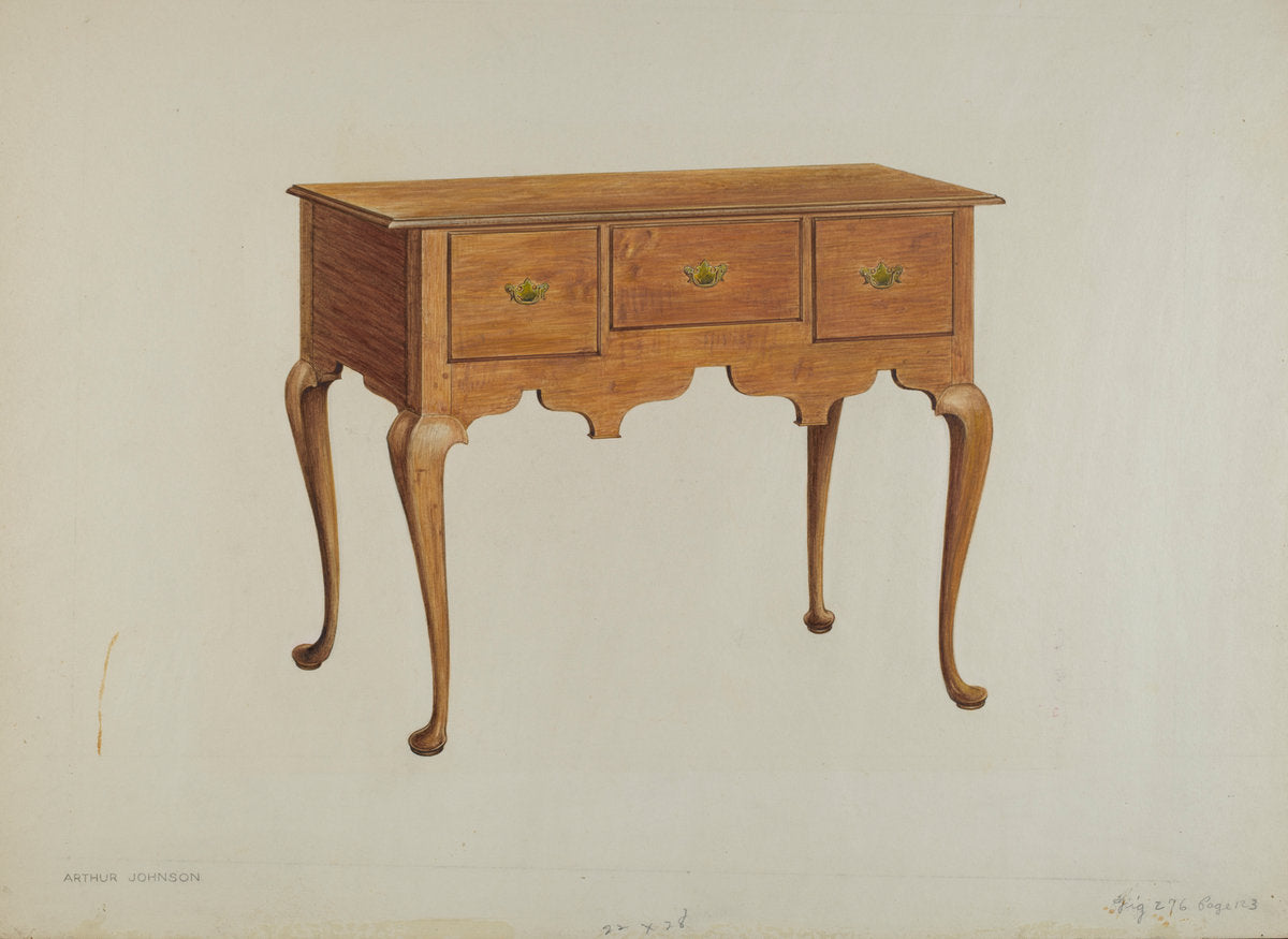 Lowboy by Arthur Johnson (American, active c. 1935), 16X12"(A3)Poster Print