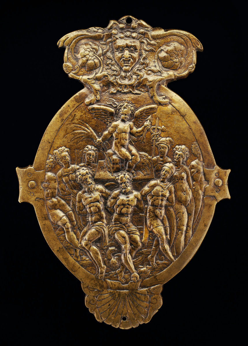 late 16th or 17th century by Italian 16th or 17th Century (The Triumph of Cupid), 16X12"(A3)Poster Print
