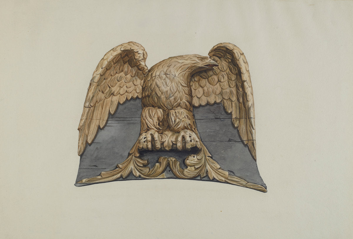 Spread Eagle Relief by Flora Merchant (American, active c. 1935), 16X12"(A3)Poster Print