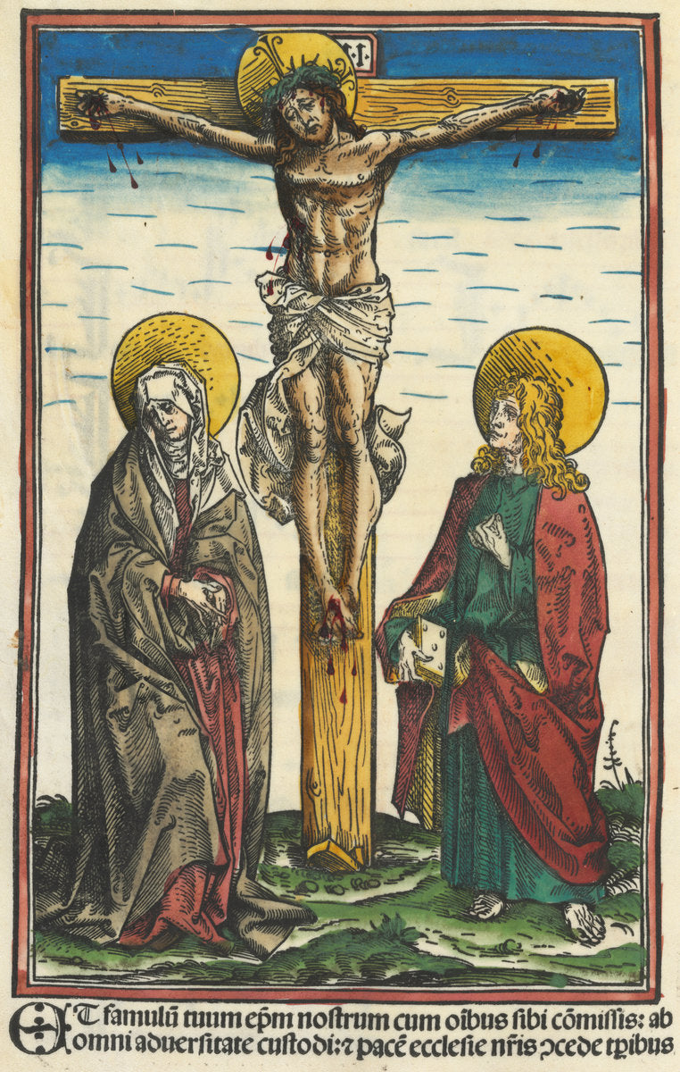 Missal for Passau by Hans Burgkmair I, Erhard Ratdolt (publisher) (German, 1473 - 1531), 16X12"(A3)Poster Print