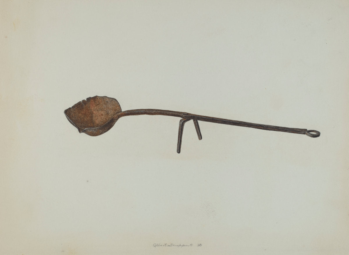 Metal Ladle by Albert Geuppert (American, active c. 1935), 16X12"(A3)Poster Print
