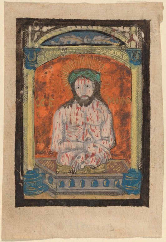 15th century by Netherlandish 15th Century (Christ as the Man of Sorrows), 16X12"(A3)Poster Print